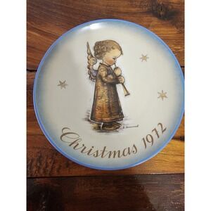 Sister Berta Hummel‎ "Engel mit Flute" 1972 Christmas Plate